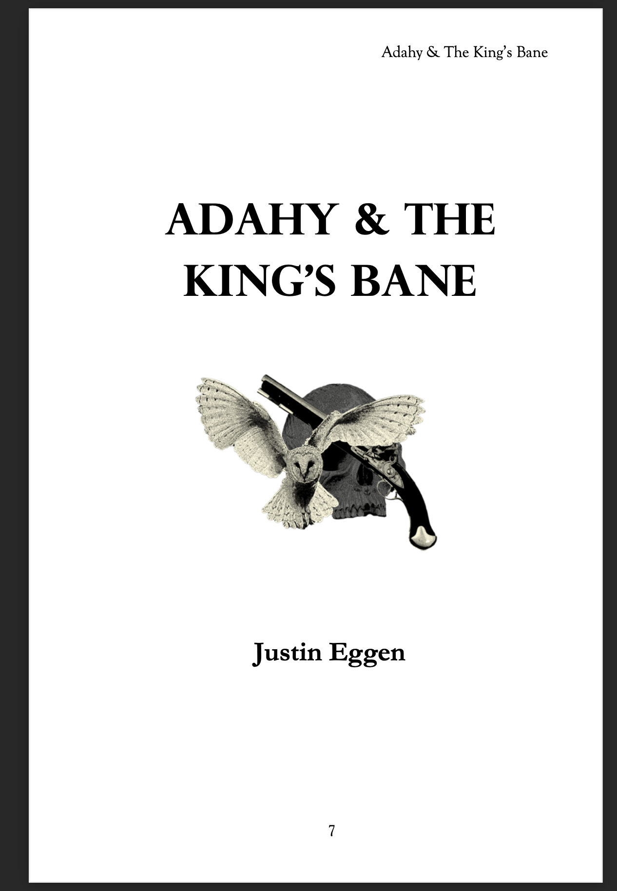 Adahy & The King's Bane AUTHOR SIGNED COPIES (2025)
